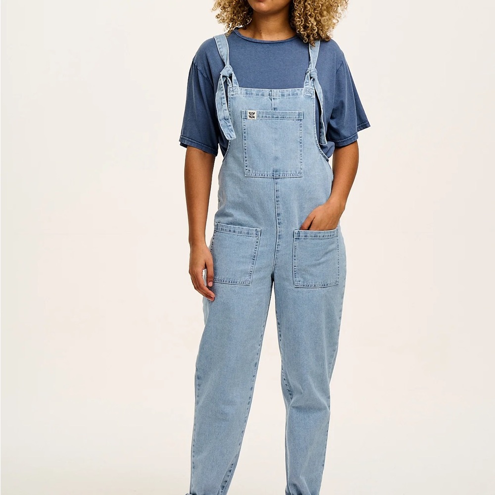 Lucy & Yak Light Blue Denim Overalls/Dungarees size US 6R